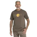 Bushman Pánské tričko Knud, hnědé XXXXL