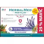 DR. WEISS Herbalmed pastilky bez cukru šalvěj + ženšen + vitamín C 24 + 6 kusů