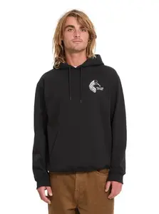 Volcom pánská mikina Noder Po Black | Černá | Velikost M