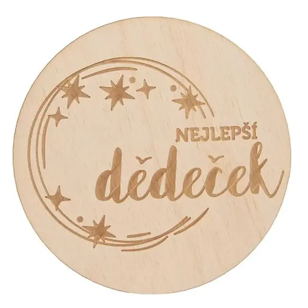 Podtácek ORION Nejlepší dědeček 12cm