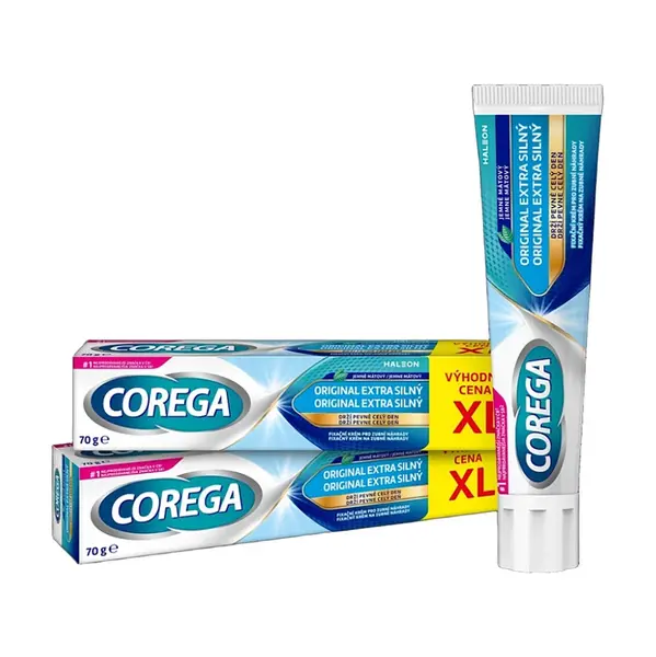 COREGA Original extra silný fixační krém XL 2 x 70 g