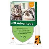ADVANTAGE Spot-on pro malé kočky a králíky 40 mg 1 pipeta