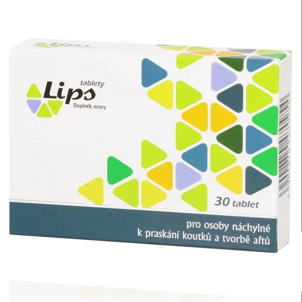 LIPS na koutky a afty 30 tablet