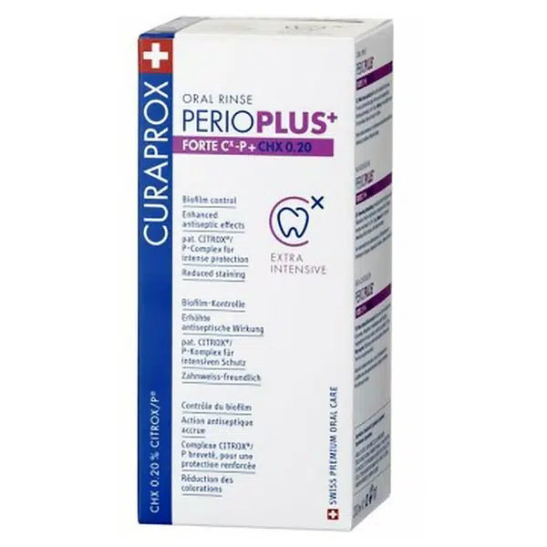 CURAPROX Perio PLUS+ Forte CHX 0,20% Ústní voda 200 ml