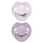 LOVI Dudlík silikonový dynamický prime 6-18m baby lilac violet 2 kusy