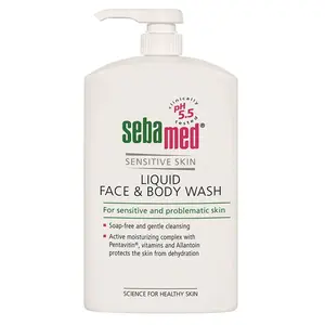 SEBAMED Jemná mycí emulze na tělo a obličej 1000 ml