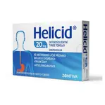 HELICID 20 Zentiva enterosolventní tvrdé tobolky 20 mg 14 kusů