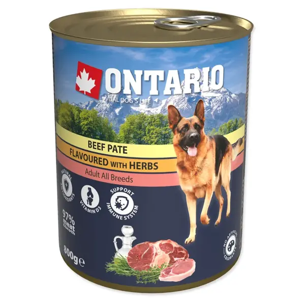 ONTARIO Konzerva hovězí paté s bylinkami 800 g