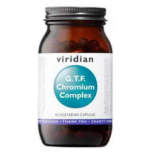 VIRIDIAN Nutrition G.T.F. Chromium Complex 90 kapslí