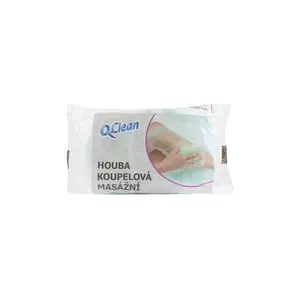 Q-CLEAN Masážní koupelová houba 1 ks