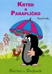 Krtek a paraplíčko - omalovánka A4 - Zdeněk Miler
