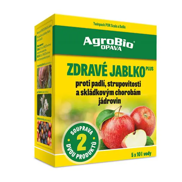 Přípravek proti strupovitosti a padlí AGROBIO Zdravé Jablko Plus