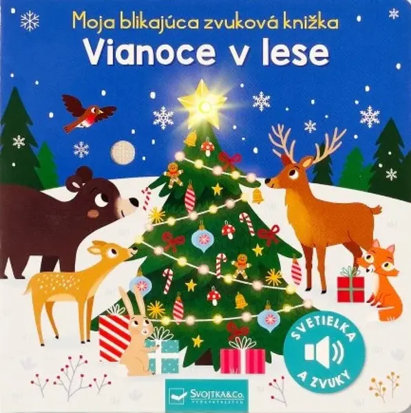 Moja blikajúca zvuková knižka Vianoce v lese