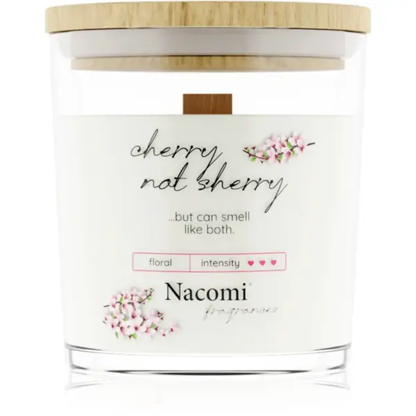Nacomi Soy Candle Home Fragrances vonná svíčka s dřevěným knotem 140 g