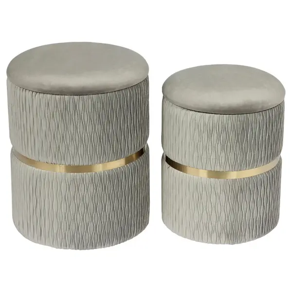 MID.YOU SADA TABURETŮ, 31,5x38/36x44 cm