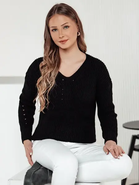 Čierny sveter MONAVIA