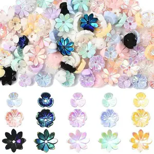 120Pcs 3 Styles Opaque Resin Beads