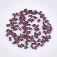 2-Hole Opaque Glass Seed Beads