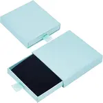 2Pcs Square Cardboard Paper Jewelry Set Drawer Boxes