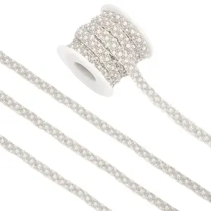 Plastic Bead Gauze Lace Trim