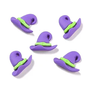 Halloween Hat Opaque Resin Cabochons