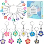 Polymer Clay Flower Pendant Locking Stitch Markers