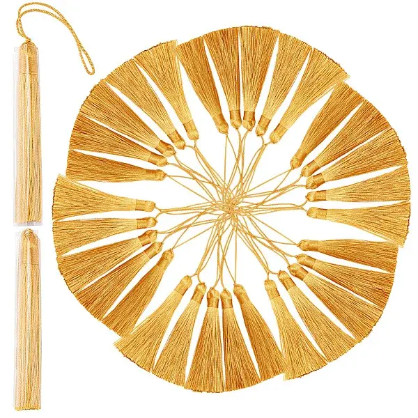 25Pcs Polyester Big Pendants Decorations