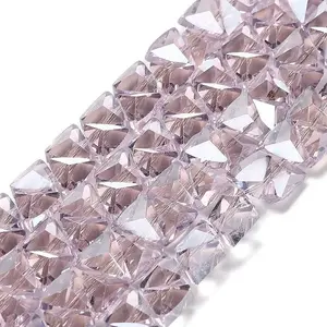 Electroplate Glass Beads Strands