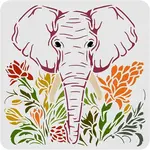 Plastic Reusable Drawing Painting Stencils Templates