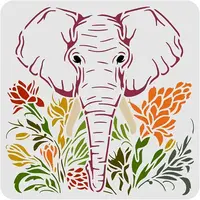 Plastic Reusable Drawing Painting Stencils Templates