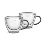 LAMART LT9117 Vaso sklenice cappuccino 190 ml 2 ks černé