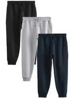 Next Nohavice  námornícka modrá / sivá melírovaná / čierna