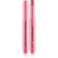 Dermacol Beauty Stick Glossy Lip Balm pečující lesk na rty s chladivým účinkem vůně 04 Lychee 2.2 g