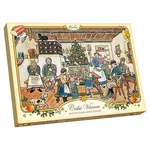 CARLA Čokoládové jazýčky mléčné vánoční motiv J. Lada 100 g