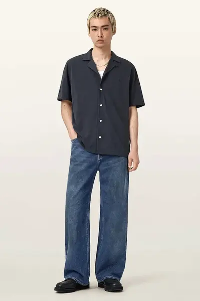 Bavlněné džíny AllSaints LENNY M011EA