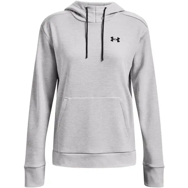 Under Armour FLEECE LC HOODIE Dámská mikina, šedá, velikost M