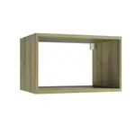 Otevřená koupelnová skříňka Kubik 60 hluboký lanýžový buk