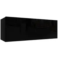 Závěsná skříňka Izumi-42-BL černá mat/lesk