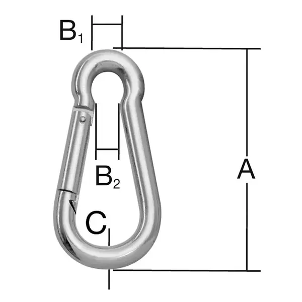 Hasičský hák 80x8