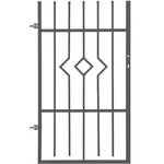 Bránka PORTO 2 0,90 - 1,50 m ľavá práškovo lakovaná