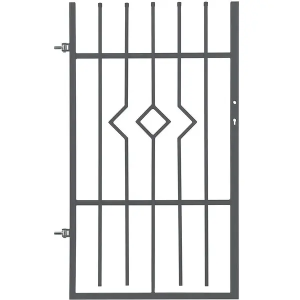 Bránka PORTO 2 0,90 - 1,50 m ľavá práškovo lakovaná