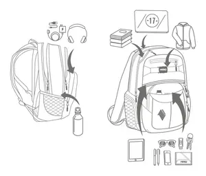 Študentský ruksak Nitro Hero Dune