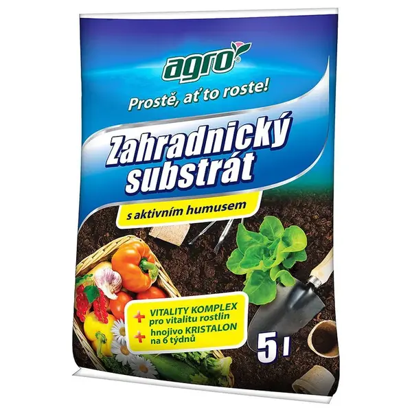 AGRO  Záhradnícky  substrát 5l