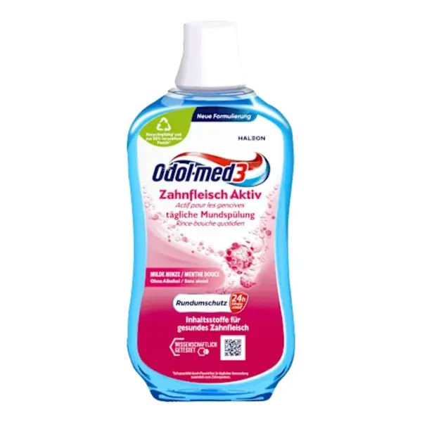 Odol Med 3 ústní voda Zahnfleisch Aktiv 500 ml