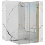 Sprchová zástěna Walk-in Cortis Rea K8485 120x200 gold