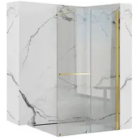 Sprchová zástěna Walk-in Cortis Rea K8485 120x200 gold