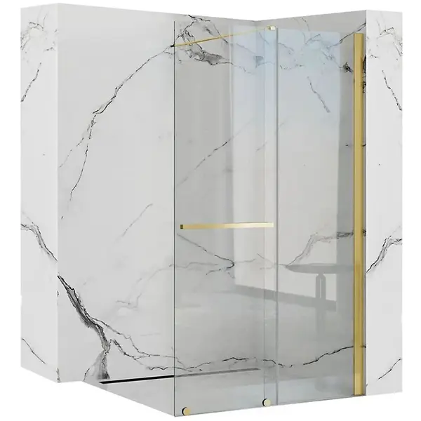 Sprchová zástěna Walk-in Cortis Rea K8485 120x200 gold