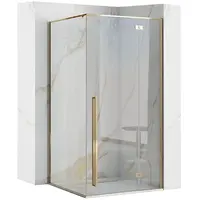 Sprchový kout Fargo Rea K6614 120x90x195 gold