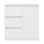 Komoda 1D3S bílá