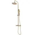 Sprchový set s termostatem Rea Parot kartáčované zlato